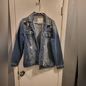 KanCan Medium Distracted Oversized Denim Jacket